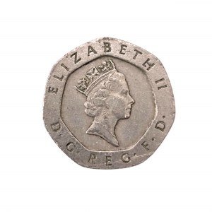 Moneta 20 pensów, Wielka Brytania, Elżbieta II, 1993
