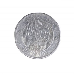 1000 lei coin, Romania