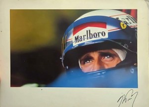 Autographed photo of Alain Prost, Formula 1