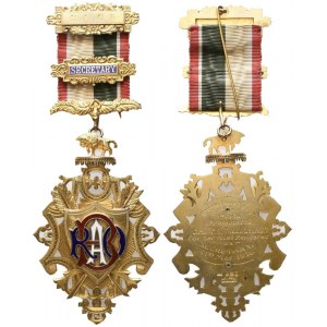 Medaglia R. A. O. B. - Secretary, 1956, AG E Smalti (66,5 x 162,5 mm)