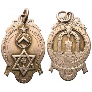 Medaglia Talia Si Jungere Possis, Sit Tibi Scire Satis - Nil Nisi Clavis Deest, 1914, AU (23,6 x 36,6 mm)