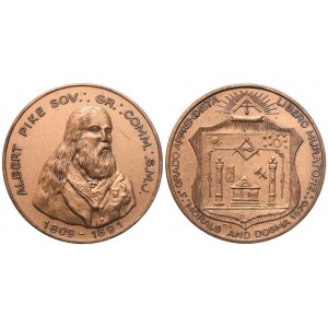 Medaglia 1° Grado Apprendista Libero Muratore, AE (40,4 mm)