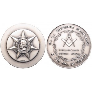 Medaglia R. L. Giuseppe Garibaldi N° 775 Or. Di Trieste, AG (49,8 mm)