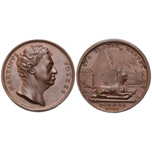 Medaglia Martinus Folkes, Roma A. L. 5742, AE (37 mm)