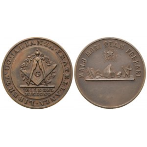 Medaglia Libertà Uguaglianza Fratellanza Valle Del Bisagno (30 mm)