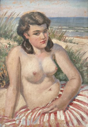 Stanisław Żurawski, Akt kobiecy na plaży