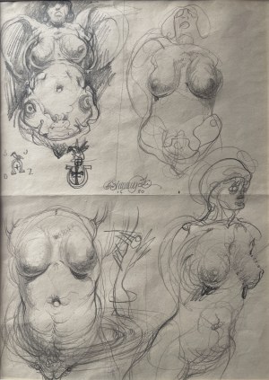Franciszek Starowieyski, Studia 4 aktów kobiecych