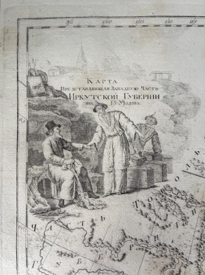 Aleksander Michajłowicz Wilbrecht, Mapa Guberni Irkuckiej (część zachodnia)