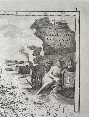 Aleksander Michajłowicz Wilbrecht, Mapa Guberni Tobolskiej