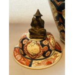 Japonia, Arita, nn, Para dekoracyjnych waz japońskich w typie imari (tsubo)