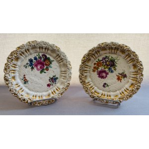 Meissen, Two dessert plates, circa 1820.