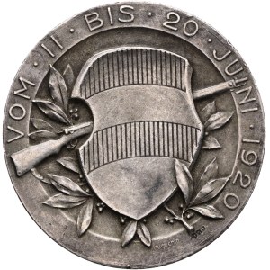 Schweiz - Aargau - Silbermedaille 1920 - Zofingen, Aargauisches Kantonalschützenfest
