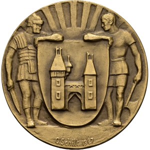 Schweiz - Aargau - Bronzemedaille 1927 - Brugg, Standschützengesellschaft Brugg 1527-1927 - Switzerland, Swiss Shooting Medal