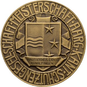 Schweiz - Aargau - Bronzemedaille o. J. - Aargauische Kantonalschützengesellschaft, Meisterschaft