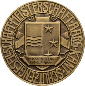Switzerland - Aargau - Bronze medal n.d. - Aargauische Kantonalschützengesellschaft, Championship - Switzerland, Swiss Shooting Medal