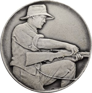 Switzerland - Aargau - silver-plated white metal medal without year - Aargauische Kantonalschützengesellschaft, Championship - Switzerland, Swiss Shooting Medal