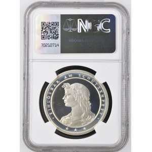 Schweiz - Aargau - 50 Franken 1988, Schützentaler - Brugg, Aargauisches Kantonalschützenfest - NGC PF 68 ULTRA CAMEO - Switzerland, Swiss Shooting Medal