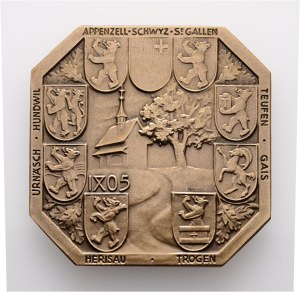 Switzerland - Appenzell Ausserrhoden - Bronze medal n.d. - Shooting - Switzerland, Swiss Shooting Medal