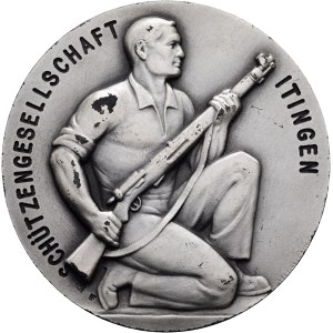 Schweiz - Basel - Silbermedaille 1964 - Itingen, Schützengesellschaft