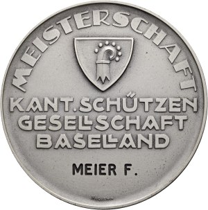Switzerland - Basel - Silver medal n.d. - Baselland, Kantonalschützengesellschaft, Championship - Switzerland, Swiss Shooting Medal