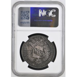 Schweiz - Bern - 5 Franken 1885 Schützentaler - Bern, Eidgenössisches Schützenfest - NGC AU 58 - Switzerland, 5 Francs Swiss Shooting Thaler