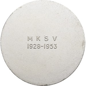 Schweiz - Bern - versilberte Bronzemedaille 1953 - Mittelländischer Kleinkaliberschützenverband 1928-1953 - Switzerland, Swiss Shooting Medal