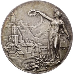 Schweiz - Freiburg - Silbermedaille 1905 - Fribourg, Tir cantonal Fribourgeois