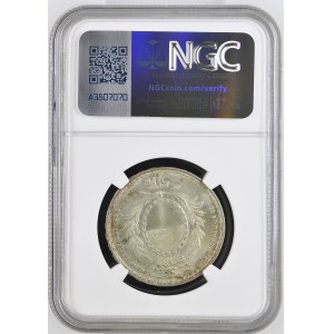 Schweiz - Freiburg - 5 Franken 1934, Schützentaler - Freiburg, Eidgenössisches Schützenfest - Fribourg, Tir fédéral - NGC MS 64 - Switzerland, 5 Francs Swiss Shooting Thaler