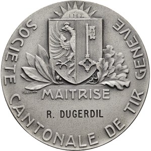 Schweiz - Genf - Silbermedaille o. J. - Genève, Société cantonale de tir, Maîtrise