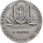 Schweiz - Genf - Silbermedaille o. J. - Genève, Société cantonale de tir, Maîtrise
