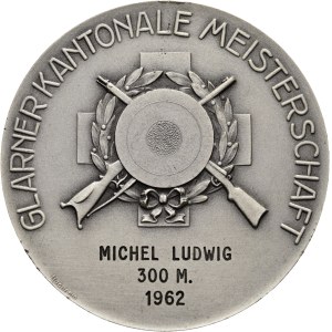 Schweiz - Glarus - Silbermedaille 1962 - Glarner kantonale Meisterschaft