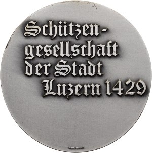 Switzerland - Lucerne - silver-plated bronze medal n.d. - Shooting Society of the City of Lucerne 1429 - Switzerland, Swiss Shooting Medal