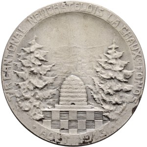 Schweiz - Neuenburg / Neuchâtel - Silbermedaille 1913 - La Chaux-de-Fonds, Tir cantonal neuchâtelois