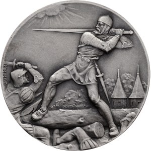 Schweiz - Neuenburg / Neuchâtel - versilberte Bronzemedaille o. J. - Société cantonale neuchâteloise de tir - Switzerland, Swiss Shooting Medal