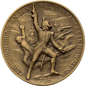 Schweiz - Nidwalden - Bronzemedaille 1948 - Stansstad, 28. Nidwaldner Kantonal-Schützenfest - Switzerland, Swiss Shooting Medal