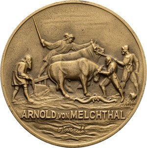 Switzerland - Obwalden - Bronze medal 1950 - Alpnach, 17th Obwalden Cantonal Shooting Festival - Switzerland, Swiss Shooting Medal