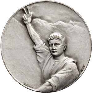 Schweiz - Obwalden - Silbermedaille o. J. - Kantonale Schützengeschellschaft, für ausgezeichnete Leistungen - Switzerland, Swiss Shooting Medal