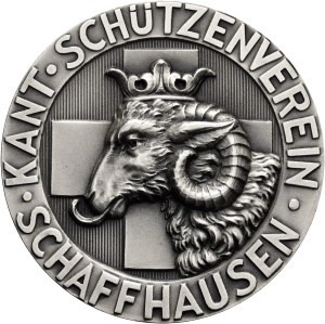Switzerland - Schaffhausen - Silver medal 1972 - Schaffhausen, Kantonalschützenverein Schaffhausen, Meisterschaft - Switzerland, Swiss Shooting Medal