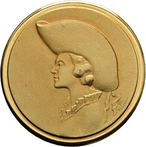 Switzerland - Schwyz - gold-plated bronze medal 1948 - Wollerau, Schwyzerisches Kantonalschützenfest - Switzerland, Swiss Shooting Medal