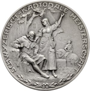 Switzerland - Schwyz - Silver medal 1960 - Lachen, Schwyzerisch-kantonale Meisterschaft 300 m - Switzerland, Swiss Shooting Medal