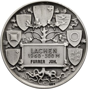 Switzerland - Schwyz - Silver medal 1960 - Lachen, Schwyzerisch-kantonale Meisterschaft 300 m - Switzerland, Swiss Shooting Medal