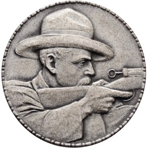 Schweiz - St. Gallen - Silbermedaille 1925 - St. Gallen, Kantonschützenfest und internationaler Match - Switzerland, Swiss Shooting Medal