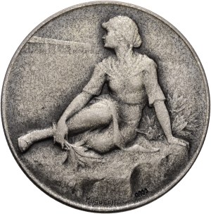Schweiz - Tessin / Ticino - Silbermedaille 1929 - Bellinzona, Eidgenössisches Schützenfest / Tiro federale - Switzerland, Swiss Shooting Medal