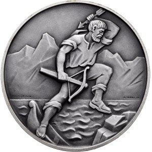 Schweiz - Uri - Silbermedaille o. J. - Kantonal-Schützenverein, Meisterschaft - Switzerland, Swiss Shooting Medal