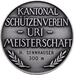 Switzerland - Uri - Silver medal n.d. - Cantonal Shooting Club, Championship - Switzerland, Swiss Shooting Medal