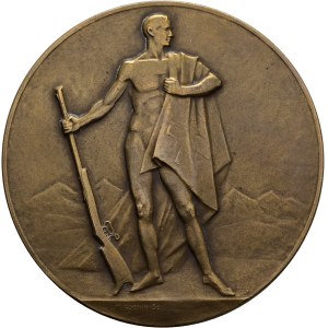 Schweiz - Waadt / Vaud - Bronzemedaille o. J. - Société vaudoise de carabiniers, Maîtrise