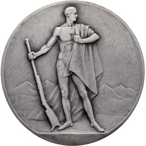 Schweiz - Waadt / Vaud - Silbermedaille o. J. - Société vaudoise de carabiniers, Maîtrise