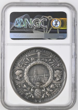 Switzerland - Zurich - Silver medal 1890 - Winterthur, Federal Shooting Festival - NGC AU 58 - Switzerland, Swiss Shooting Medal