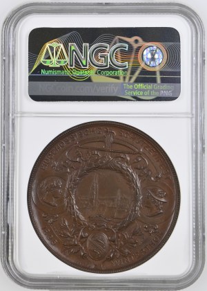 Switzerland - Zurich - Bronze medal 1890 - Winterthur, Swiss Shooting Festival - MS 63 BN - Switzerland, Swiss Shooting Medal