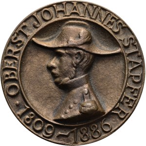Schweiz - Zürich - Bronzemedaille o. J. - Zürich, Feldsektionswettschiessen, Stapfermedaille